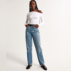 Abercrombie & Fitch 90s Straight Ultra High Rise Jean curve love 27/4r
